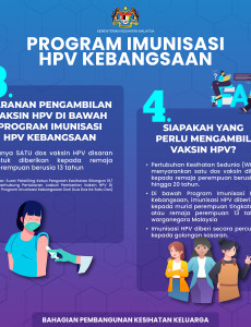 HPV - Saranan Pengambilan Vaksin HPV & Siapa yang Perlu mengambil Vaksin HPV